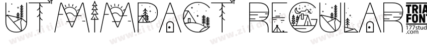 UTMImpact Regular字体转换